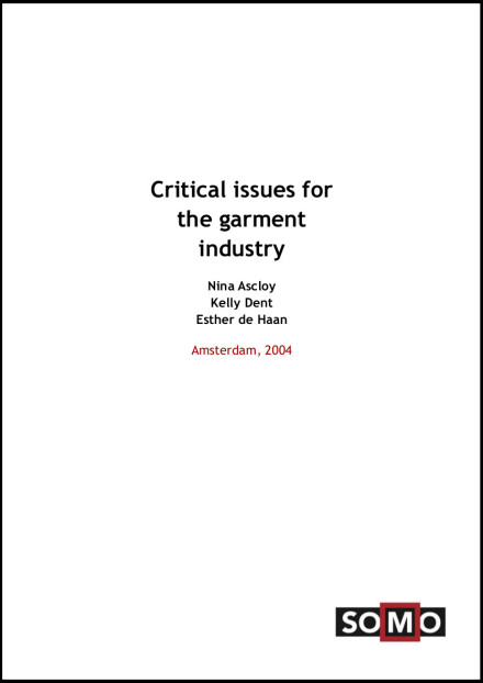 publication cover - Critical Issues in the garment industry