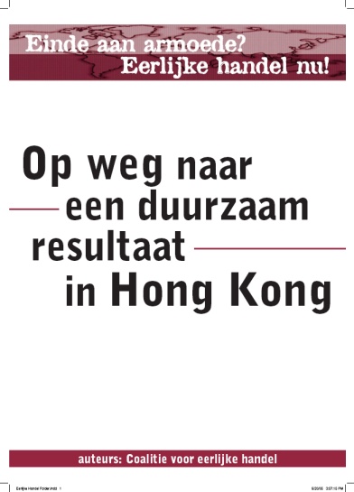 publication cover - Op weg naar een duurzaam resultaat in Hong Kong
