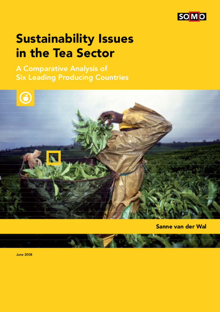 publication cover - Sustainability Issues in the Tea Sector
