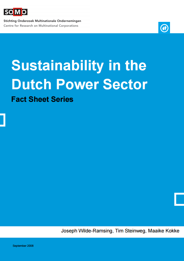 publication cover - Sustainability in the Dutch Power Sector