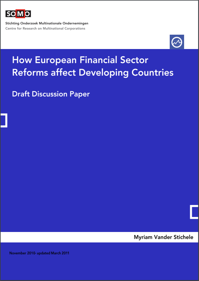 publication cover - How European Financial Sector Reforms affect Developing Countries