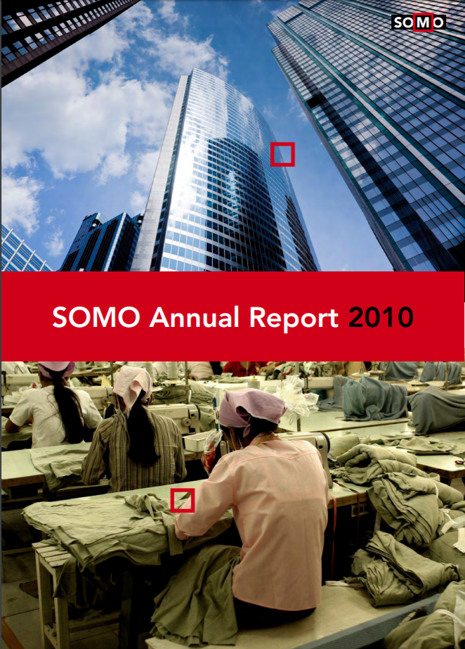 publication cover - SOMO – Annual Report 2010