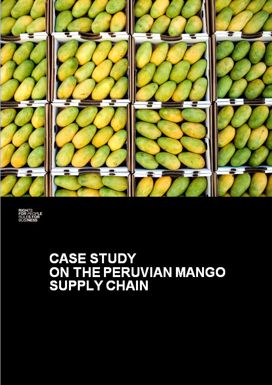 publication cover - Case study on the Peruvian mango supply chain