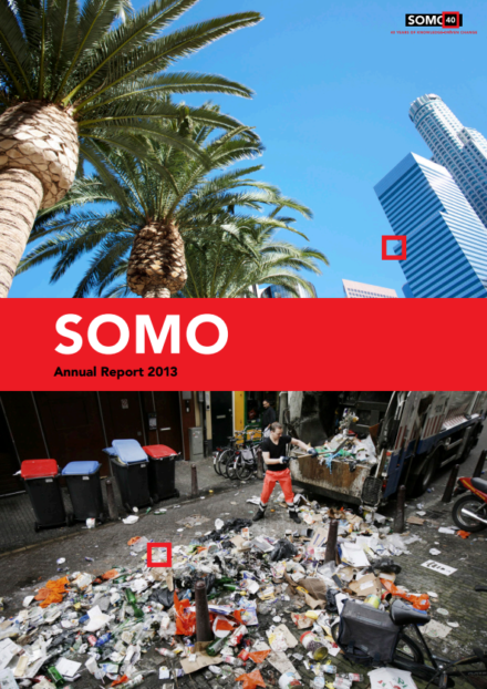 publication cover - SOMO – Annual Report 2013