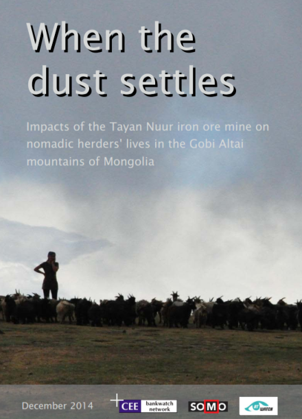 publication cover - When the dust settles