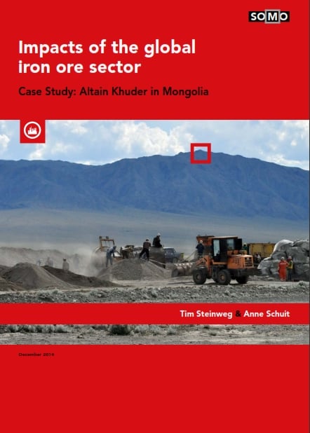 publication cover - Impacts of the global iron ore sector
