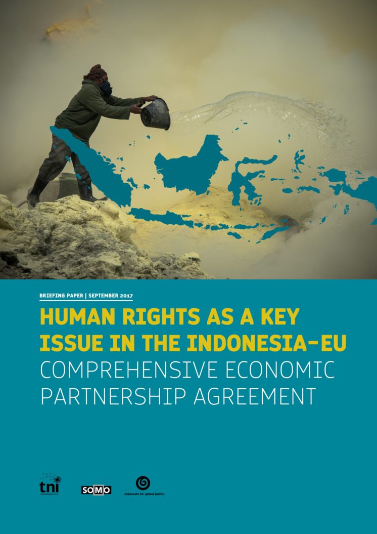 publication cover - Mensenrechten als centraal onderwerp in het handelsverdrag tussen Indonesië en de Europese Unie