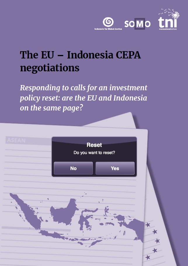 publication cover - De CEPA-onderhandelingen tussen de EU en Indonesië
