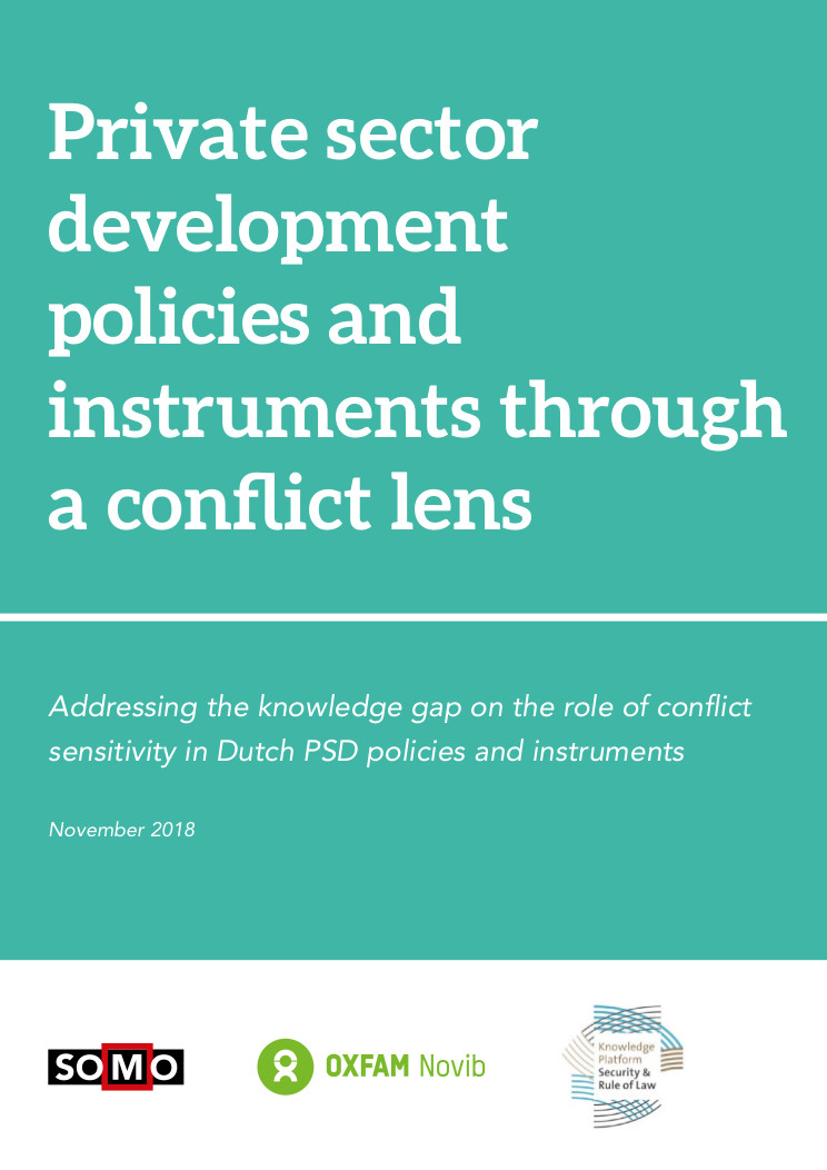 publication cover - Private Sector Development policies and instruments through a conflict lens