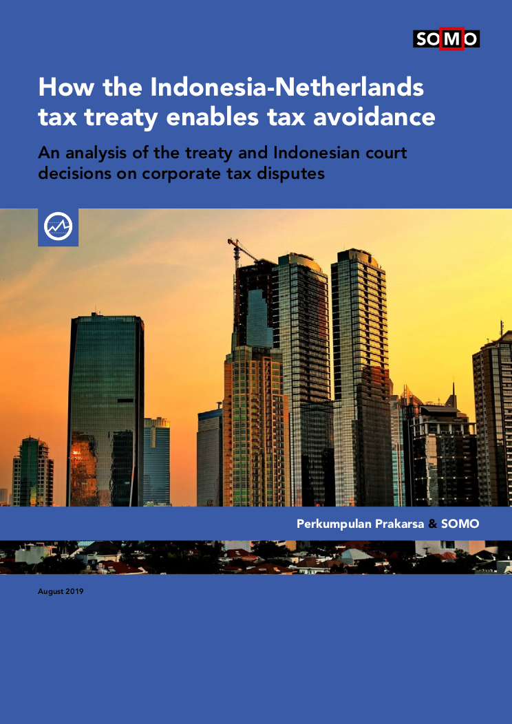 publication cover - Hoe het belastingverdrag Indonesië-Nederland belastingontwijking mogelijk maakt