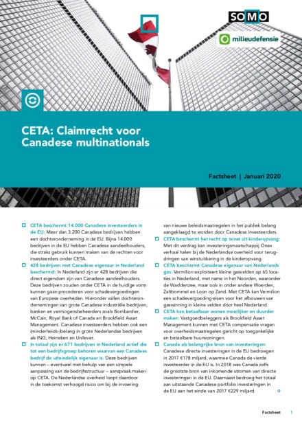 publication cover - CETA: Claimrecht voor Canadese multinationals