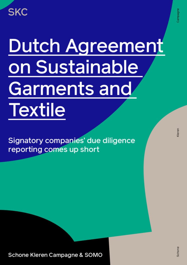 publication cover - Dutch Agreement on Sustainable Garments and Textile