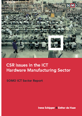 publication cover - CSR issues in the ICT hardware manufacturing sector