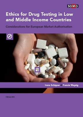 publication cover - Ethics for Drugs Testing in Low and Middle Income Countries