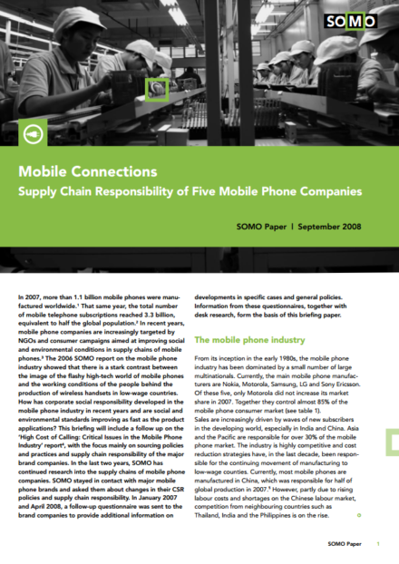 publication cover - Mobile Connections