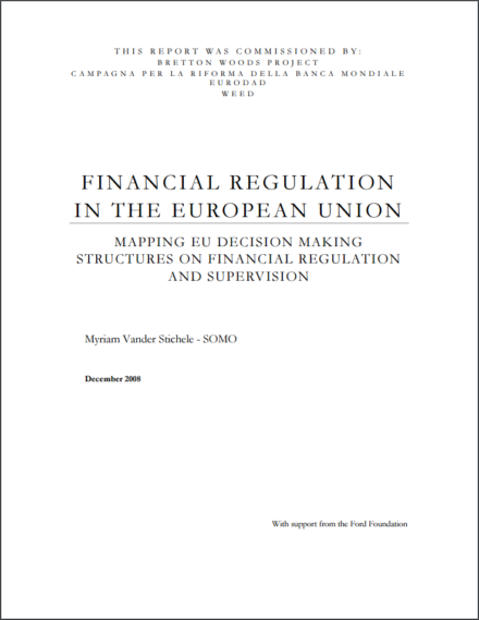 publication cover - Financial Regulation in the European Union