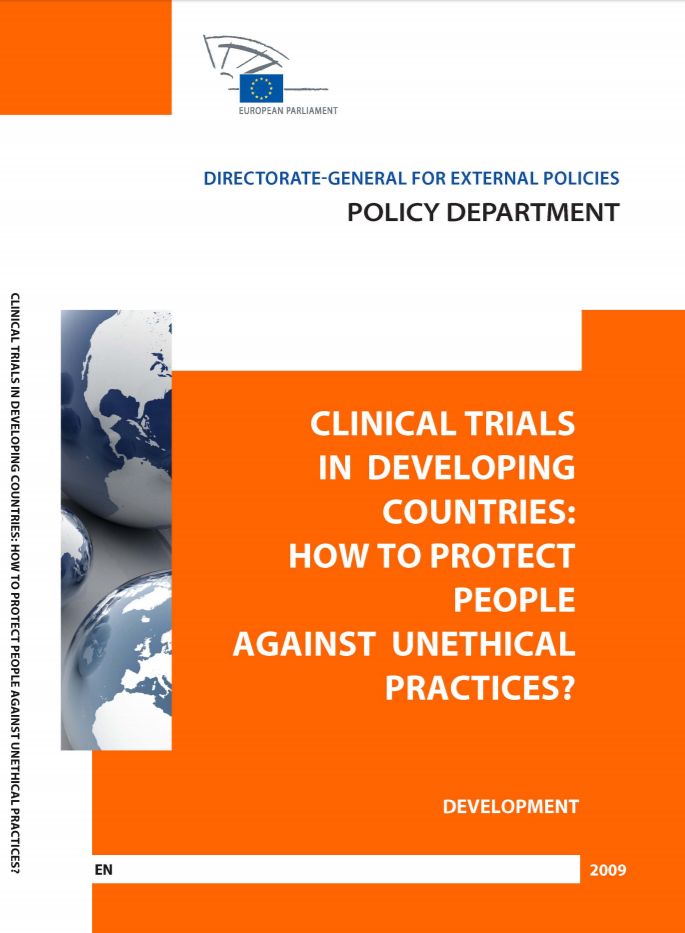 publication cover - Clinical Trials in Developing Countries
