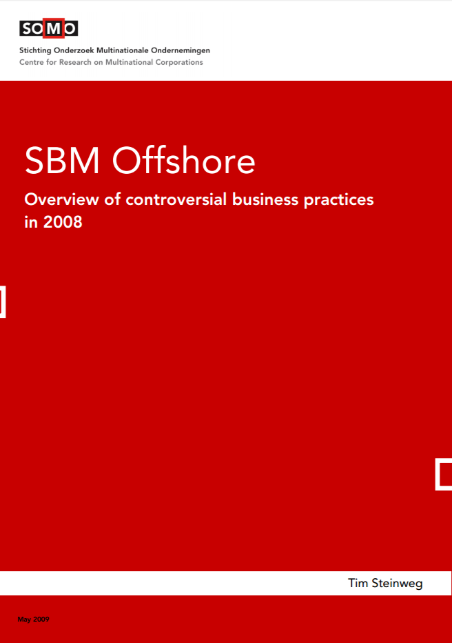 publication cover - SBM Offshore – Overview of controversial business practices in 2008