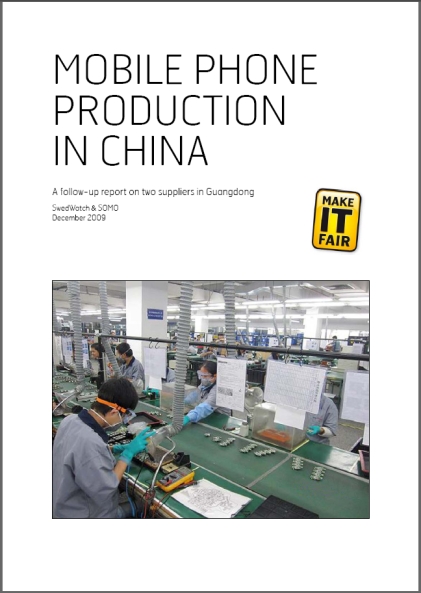 publication cover - Mobile Phone Production in China