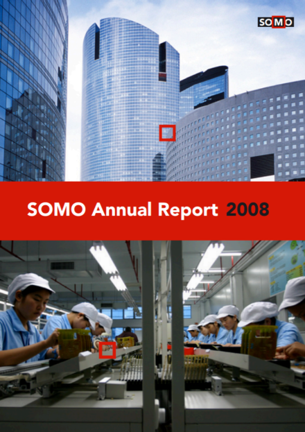 publication cover - SOMO – Annual Report 2008