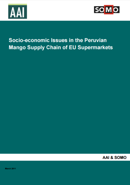 publication cover - Socio-economic Issues in the Peruvian Mango Supply Chain of EU Supermarkets