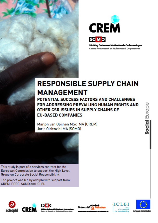 publication cover - Responsible Supply Chain Management