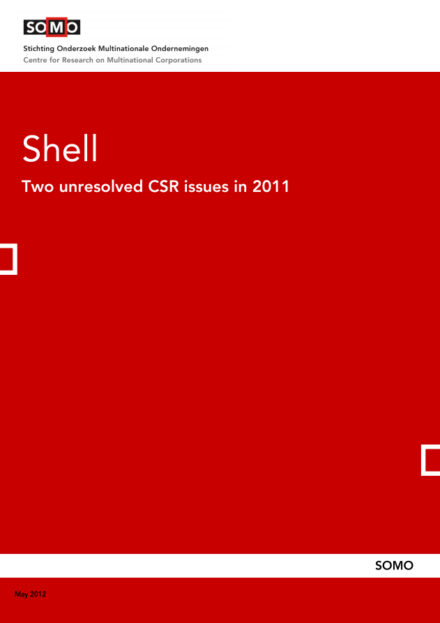 publication cover - Shell – Two unresolved CSR issues in 2011