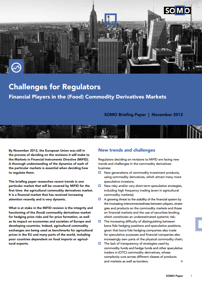 publication cover - Challenges for Regulators