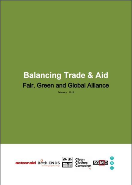 publication cover - Balancing Trade and Aid