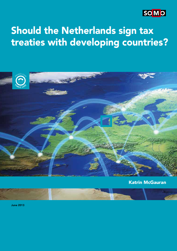 publication cover - Should the Netherlands sign tax treaties with developing countries?