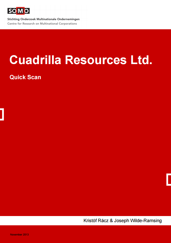 publication cover - Cuadrilla Resources Ltd.