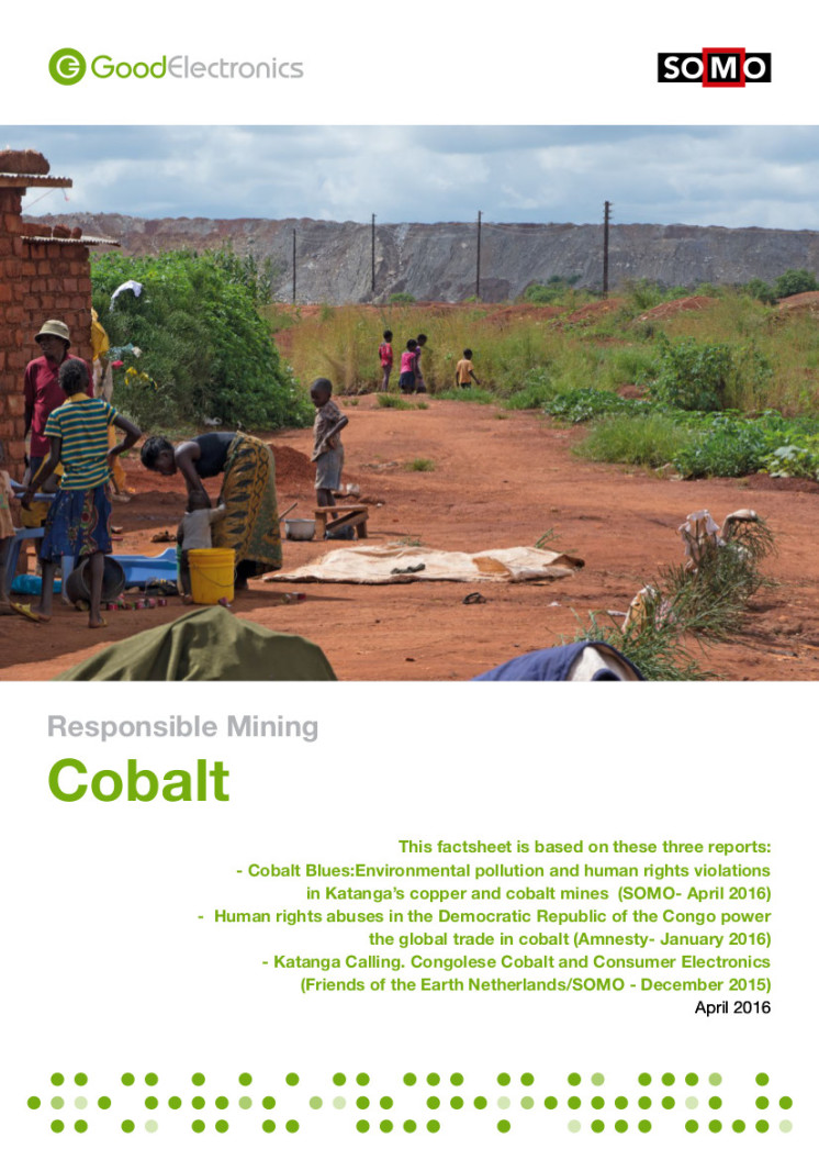 publication cover - Responsible Mining: Cobalt