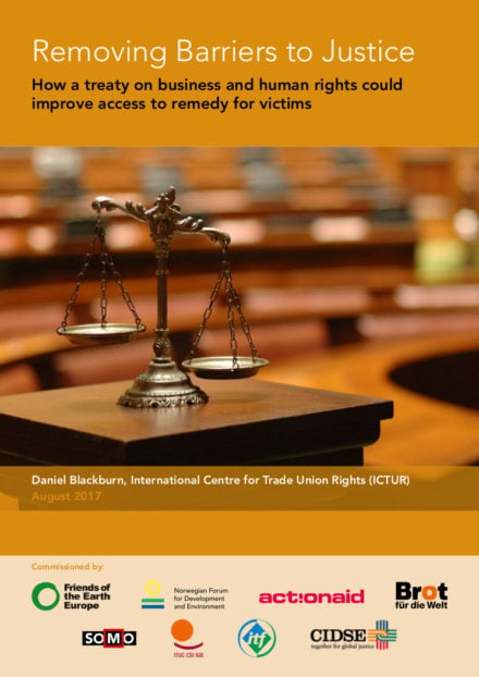 publication cover - Removing Barriers to Justice