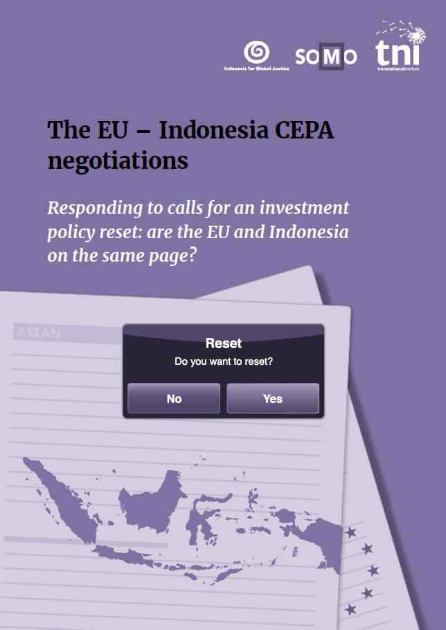 publication cover - The EU-Indonesia CEPA negotiations