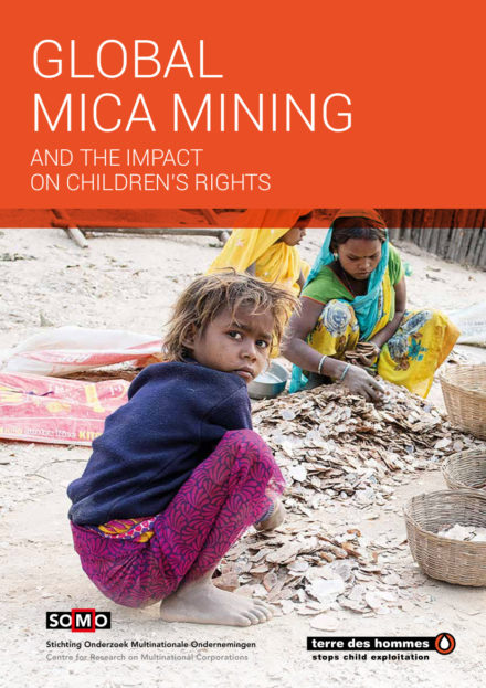 publication cover - Global mica mining and the impact on children’s rights