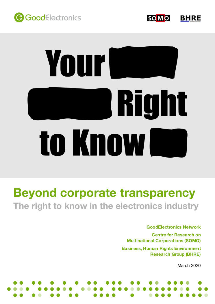publication cover - Beyond corporate transparency
