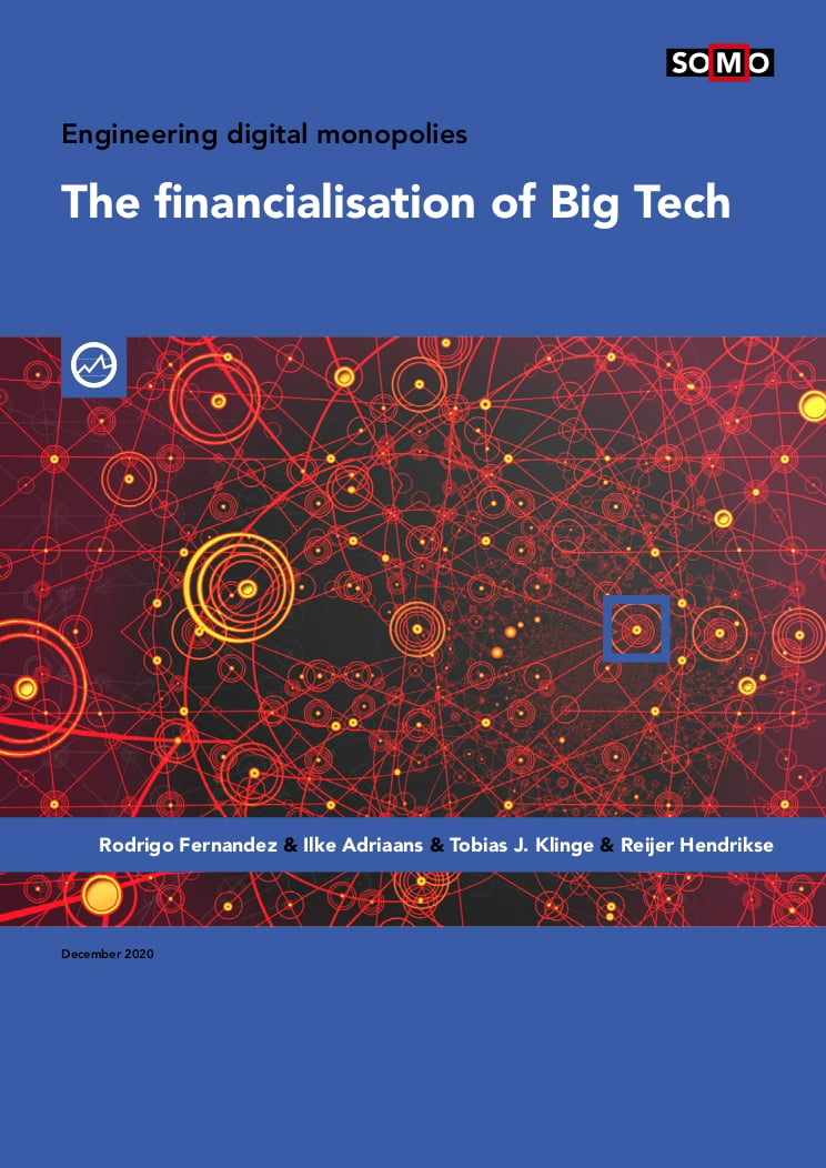 publication cover - The financialisation of Big Tech