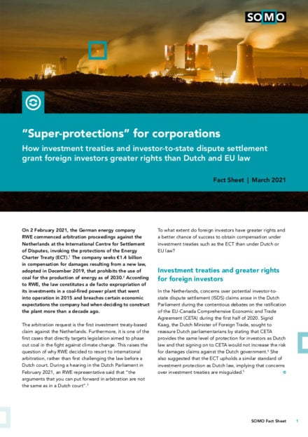 publication cover - “Super-protections” for corporations