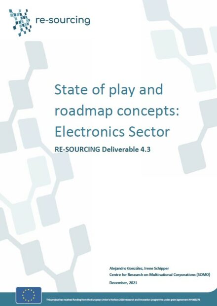 publication cover - State of play and roadmap concepts: electronics sector