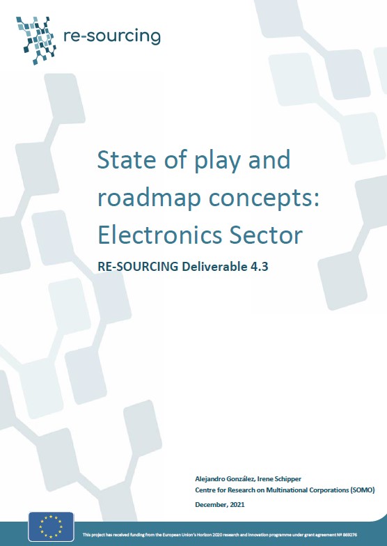 publication cover - State of play and roadmap concepts: electronics sector