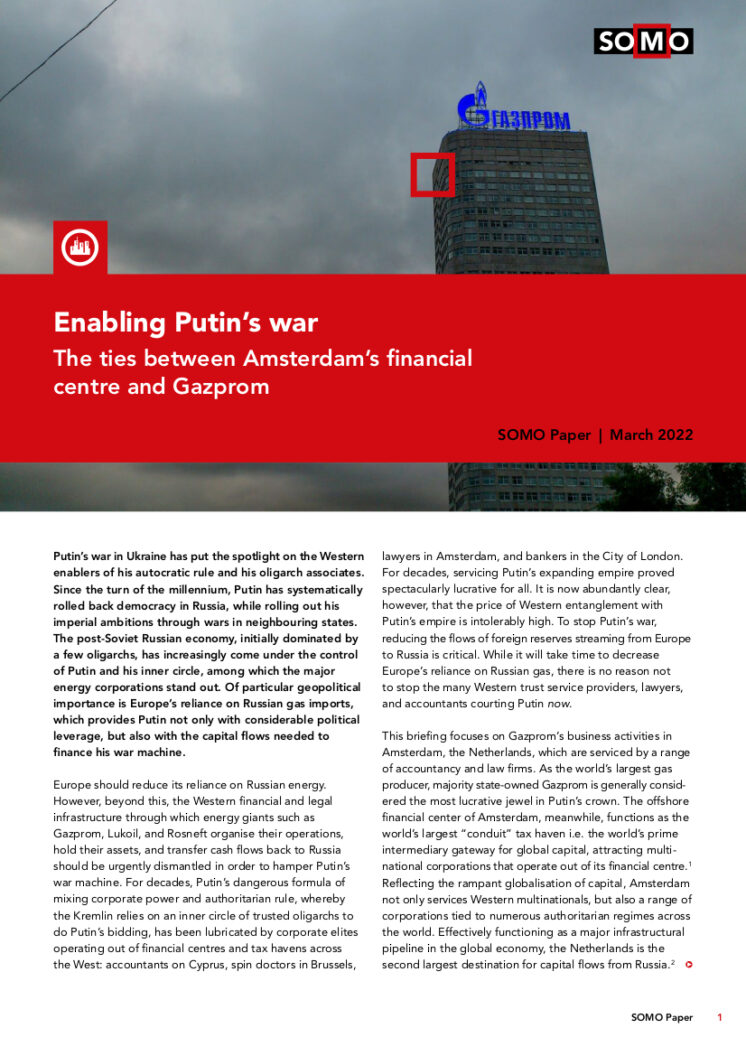 publication cover - Enabling Putin’s war